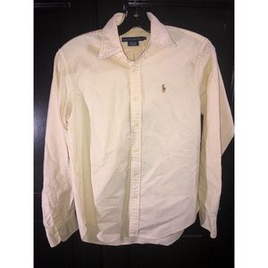 Easter yellow Ralph Lauren long sleeve button up